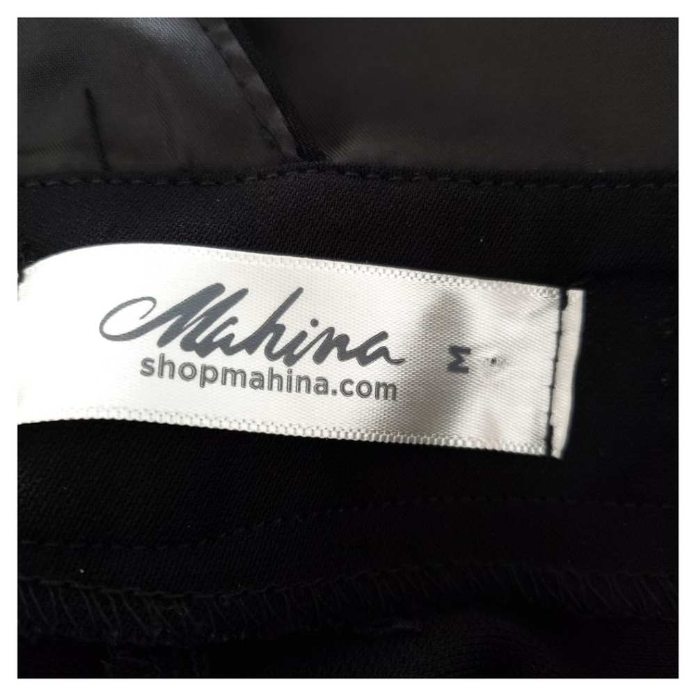 Mahina:Size:M/ Black wideleg Jumpsuit - Picture 5 of 7